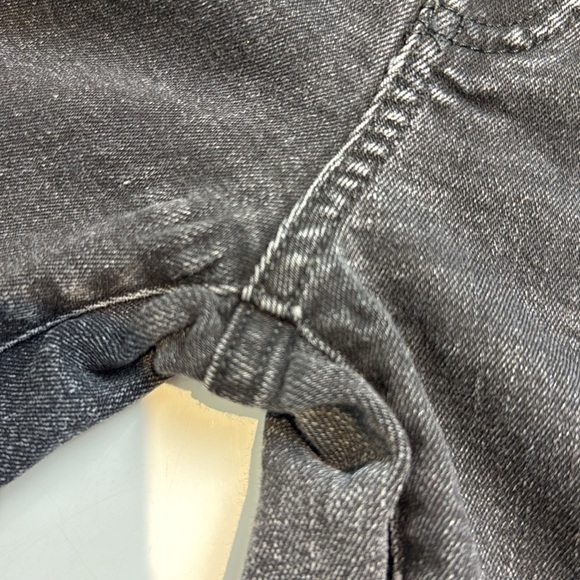 EVERLANE High Rise Slim Straight Cigarette Jeans Size 26 Black - Picture 7 of 11